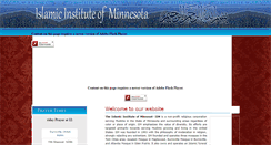 Desktop Screenshot of islamicinstituteofmn.com